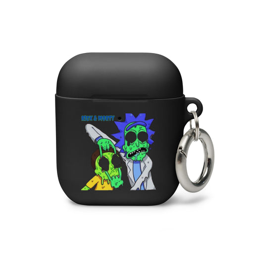 Fairly Faded Trippy Rick & Morty Airpods Case